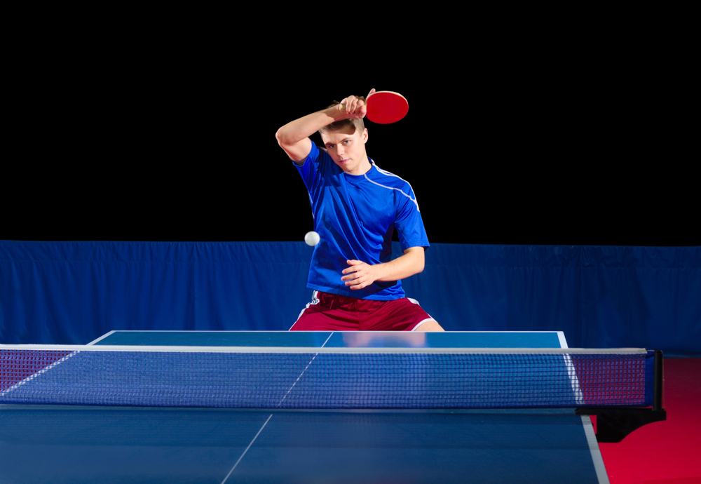 Table tennis forehand loop